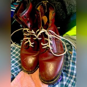 Vintage 1994 doc martens. Oxblood docs. Resoled. Size 12